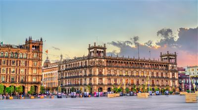 Mexiko Stadt Nationalpalast